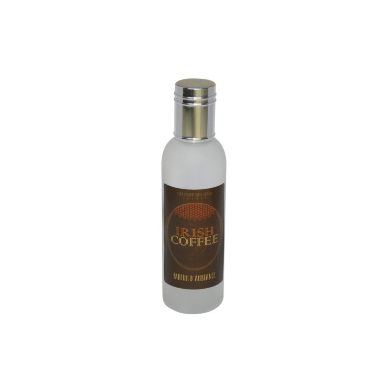 Parfum d'ambiance 100 Ml - Flacon en verre dépoli - Parfum Irish Coffee Parfum d'ambiance 100 Ml - Flacon en verre dépoli - Parfum Irish Coffee