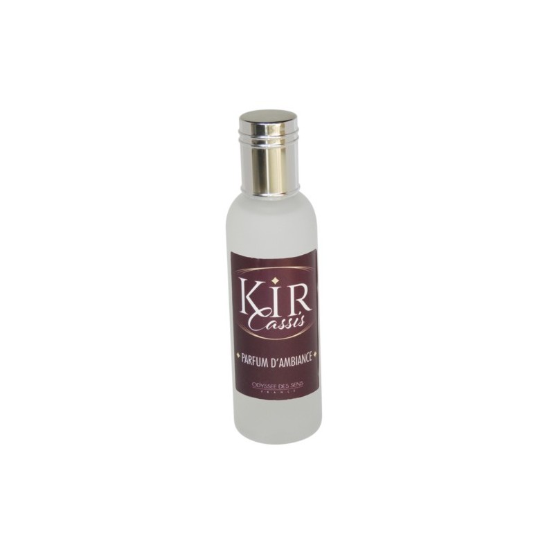 Parfum d'ambiance 100 Ml - Flacon en verre dépoli - Parfum Kir Cassis Parfum d'ambiance 100 Ml - Flacon en verre dépoli - Parfum Kir Cassis