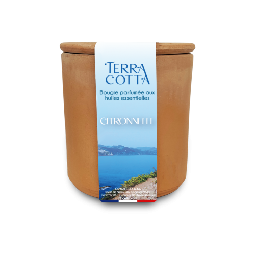 Bougie Terracotta 300g Citronnelle