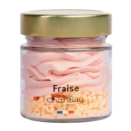 Bougie Chantilly 150g Fraise