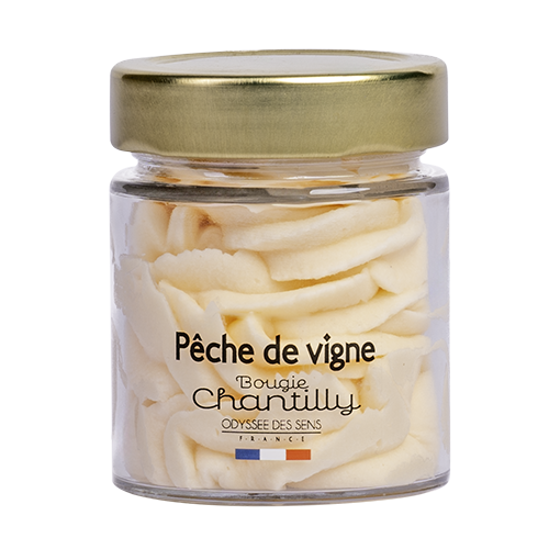 Bougie Chantilly 80g Pêche de Vigne