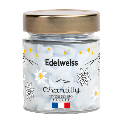 Bougie Chantilly Noël 80g Edelweiss