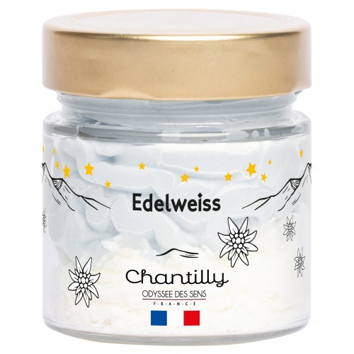 Bougie Chantilly Noel 150g Edelweiss