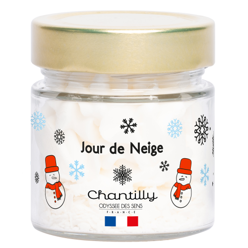 Bougie Chantilly Noel 150g Jour de Neige